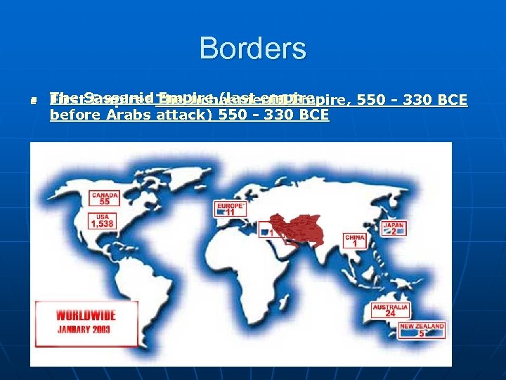 Borders n n The Empire: Empire (last empire First. Sassanid The Achaemenid Empire, 550