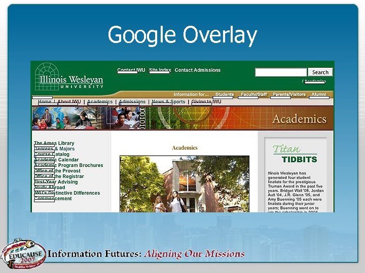 Google Overlay 