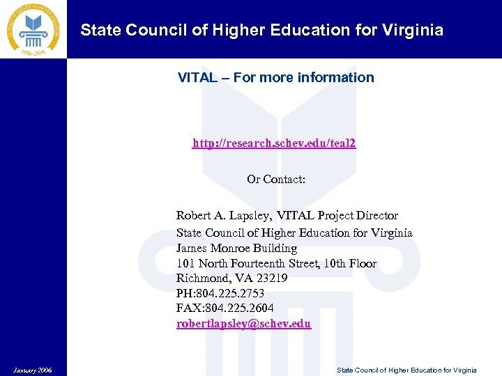 State Council Of Higher Education For Virginia SHEEO NCES