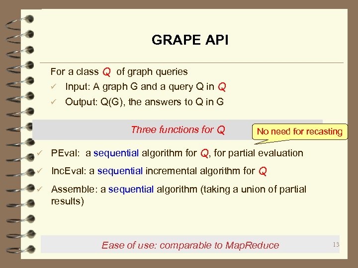 Parallelizing Sequential Graph Computations Wenfei Fan University Of