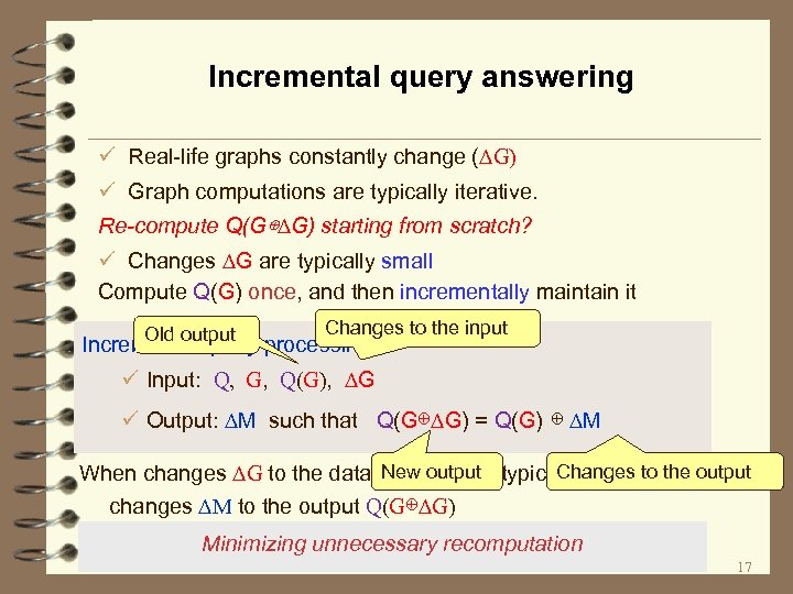 Parallelizing Sequential Graph Computations Wenfei Fan University Of