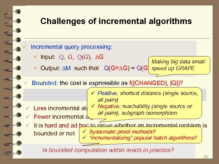 Parallelizing Sequential Graph Computations Wenfei Fan University Of