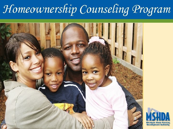 Homeownership Counseling Program 