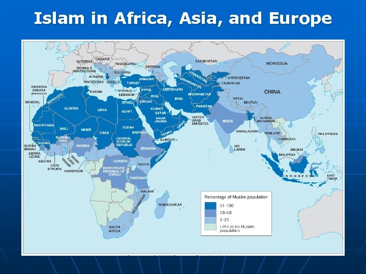 Islam in Africa, Asia, and Europe 