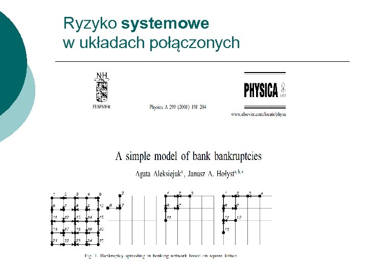 Ryzyko systemowe w układach połączonych 