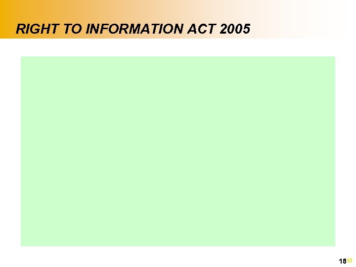 RIGHT TO INFORMATION ACT 2005 1818 
