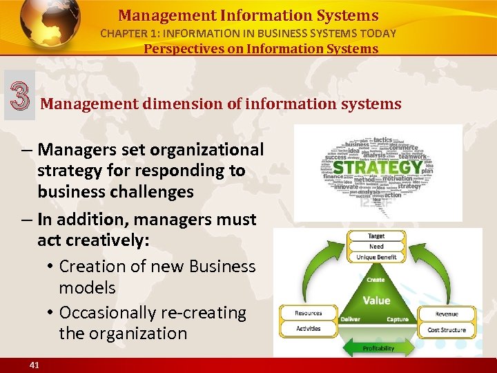 Management Information Systems CHAPTER 1: INFORMATION IN BUSINESS SYSTEMS TODAY Perspectives on Information Systems