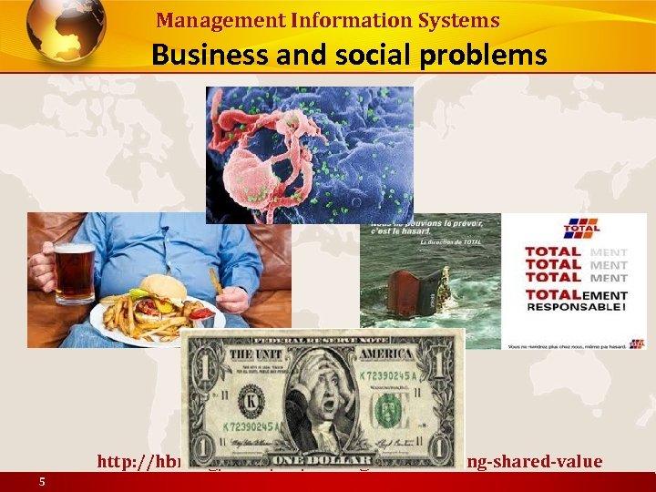 Management Information Systems Business and social problems http: //hbr. org/2011/01/the-big-idea-creating-shared-value 5 