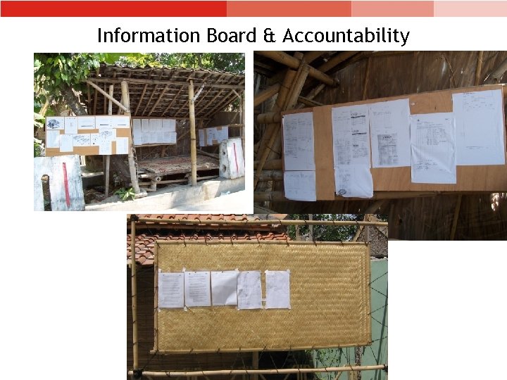 Information Board & Accountability 