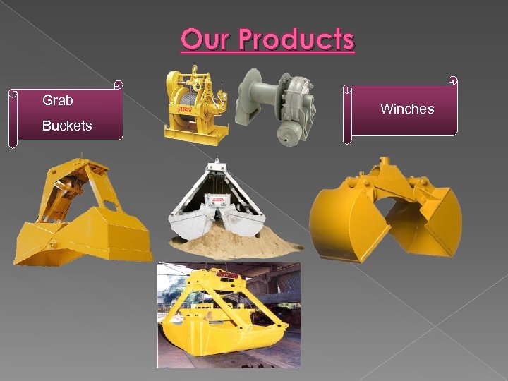 Our Products Grab Buckets Winches 