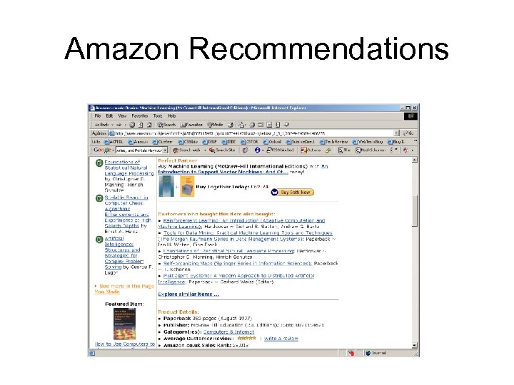 Amazon Recommendations 