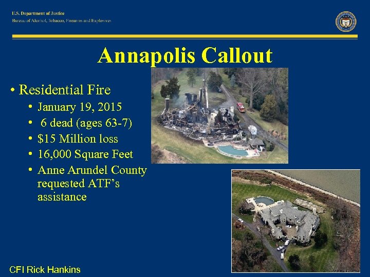 Annapolis Callout • Residential Fire • • • January 19, 2015 6 dead (ages