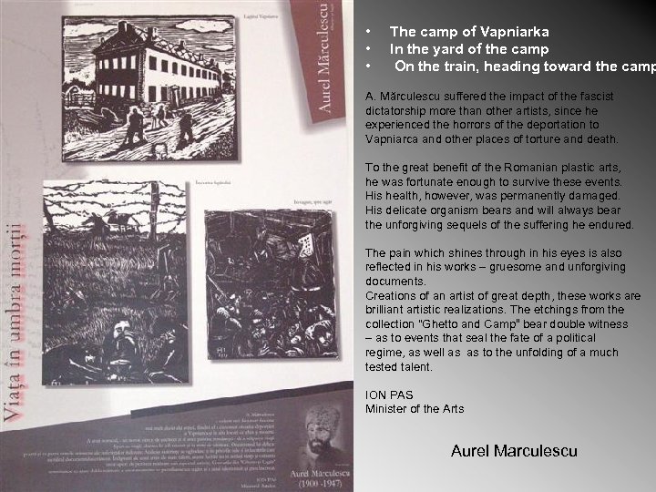  • • • The camp of Vapniarka In the yard of the camp