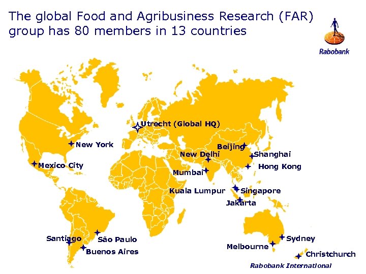 The global Food and Agribusiness Research (FAR) group has 80 members in 13 countries