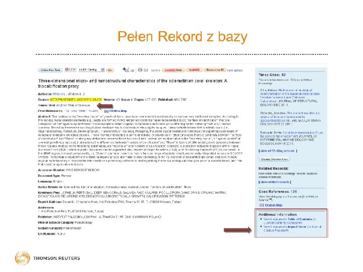 Pełen Rekord z bazy 