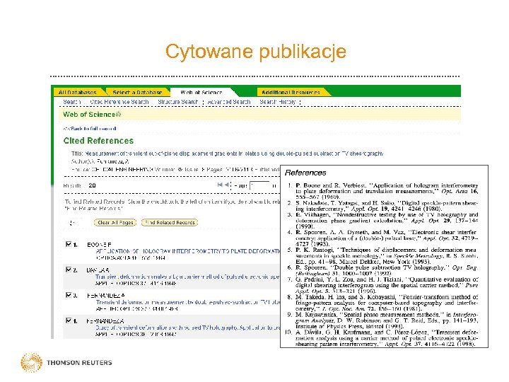 Cytowane publikacje 