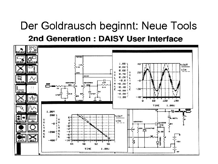Der Goldrausch beginnt: Neue Tools IMS Institut für Mikroelektronische Systeme Universität Hannover 26. 01.