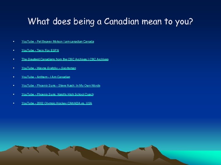 What does being a Canadian mean to you? • You. Tube - Pet Beaver