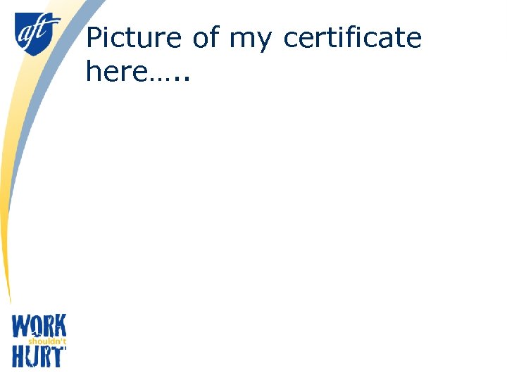 Picture of my certificate here…. . 2 