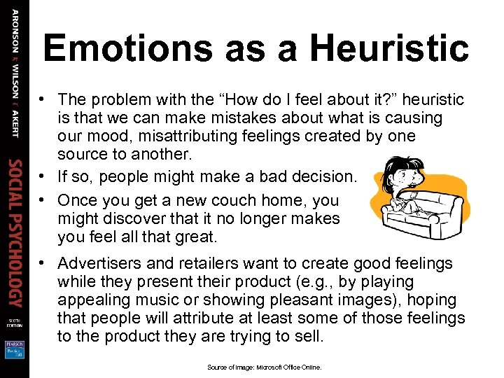 Emotions as a Heuristic • The problem with the “How do I feel about