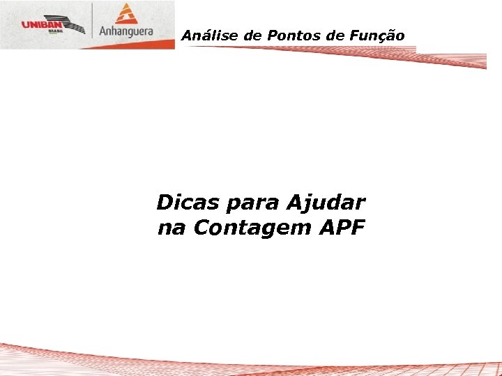 Análise de Pontos de Função Dicas para Ajudar na Contagem APF 