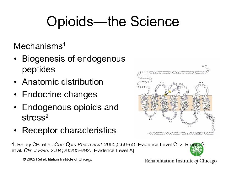 Opioids—the Science Mechanisms 1 • Biogenesis of endogenous peptides • Anatomic distribution • Endocrine