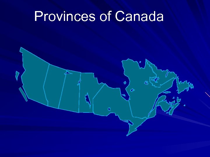 Provinces of Canada 