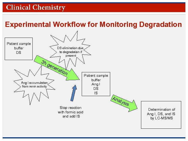 Experimental Workflow for Monitoring Degradation Patient sample buffer DS DS elimination due to degradation