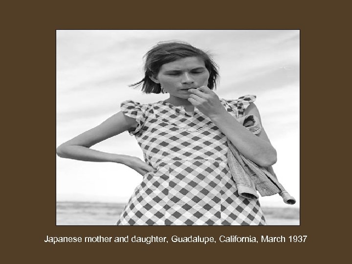 Japanese mother and daughter, Guadalupe, California, March 1937 