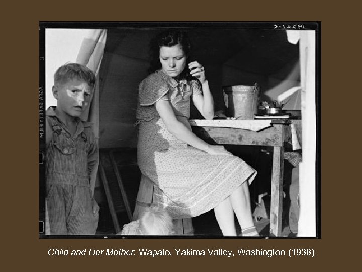 Child and Her Mother, Wapato, Yakima Valley, Washington (1938) 