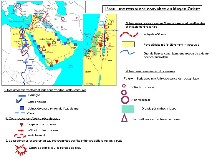 L’eau, une ressource convoitée au Moyen-Orient 1/ Les ressources en eau au Moyen-Orient sont