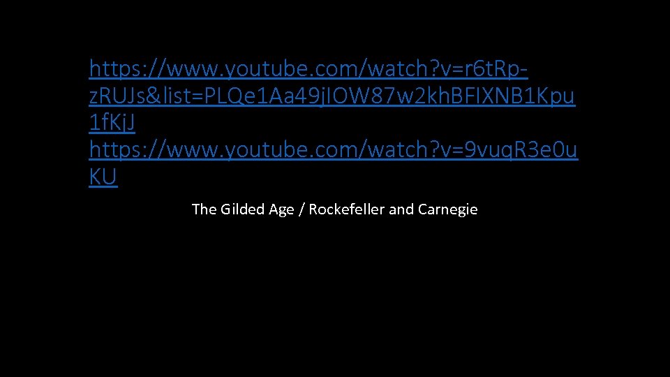 https: //www. youtube. com/watch? v=r 6 t. Rpz. RUJs&list=PLQe 1 Aa 49 j. IOW