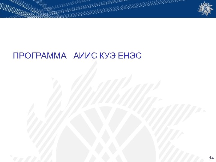 ПРОГРАММА АИИС КУЭ ЕНЭС 14 