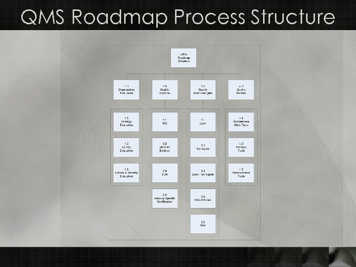 QMS Roadmap Process Structure 