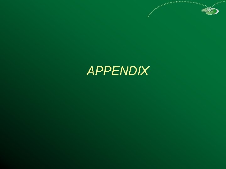 APPENDIX 