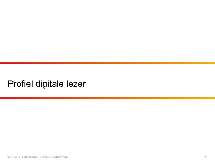 Profiel digitale lezer 13 