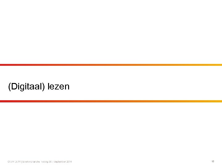 (Digitaal) lezen 15 