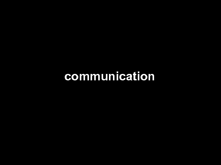 communication 