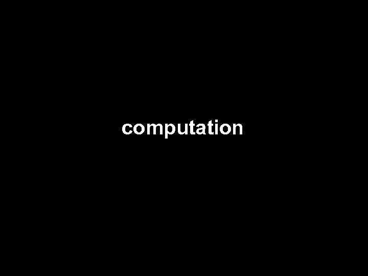 computation 