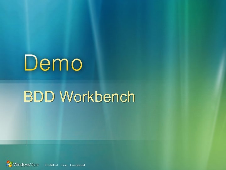 BDD Workbench 