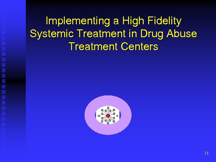 Implementing a High Fidelity Systemic Treatment in Drug Abuse Treatment Centers 15 