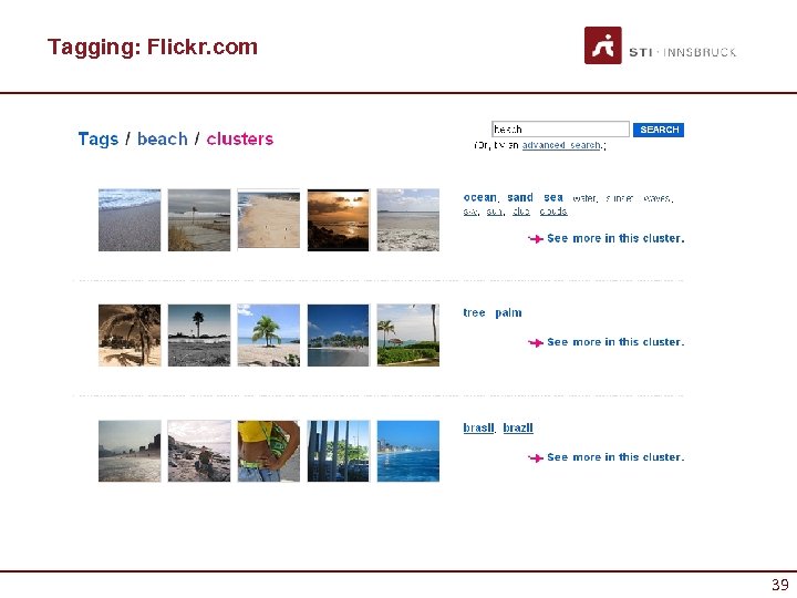 Tagging: Flickr. com 39 39 