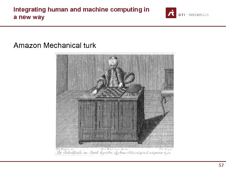 Integrating human and machine computing in a new way Amazon Mechanical turk 57 