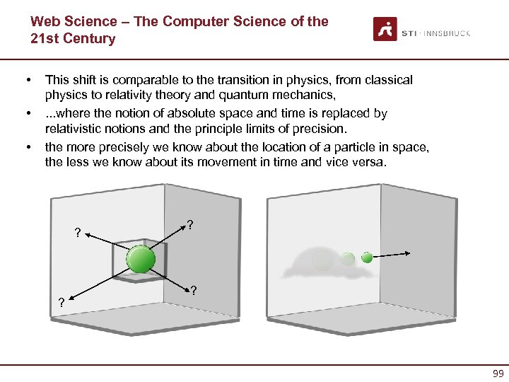 Web Science – The Computer Science of the 21 st Century • • •