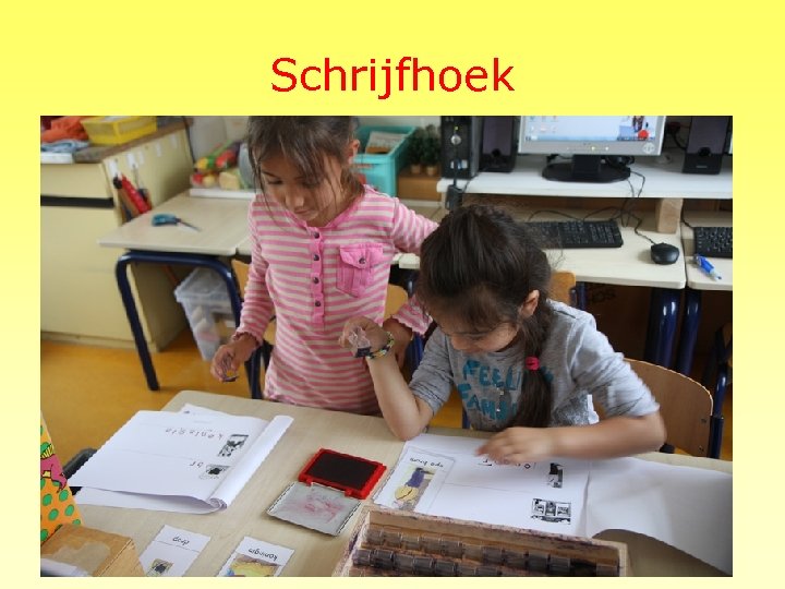 Schrijfhoek 