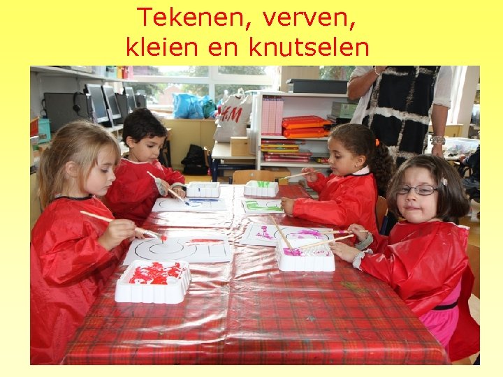 Tekenen, verven, kleien en knutselen 