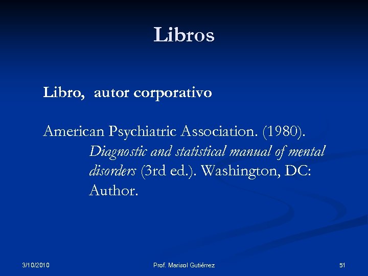 Libros Libro, autor corporativo American Psychiatric Association. (1980). Diagnostic and statistical manual of mental