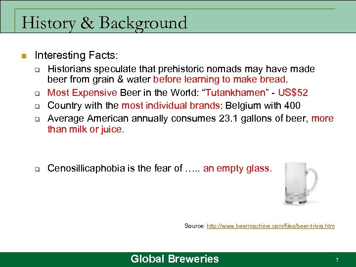 History & Background n Interesting Facts: q q q Historians speculate that prehistoric nomads