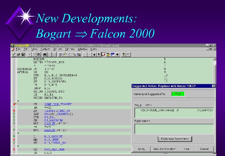 New Developments: Bogart Falcon 2000 