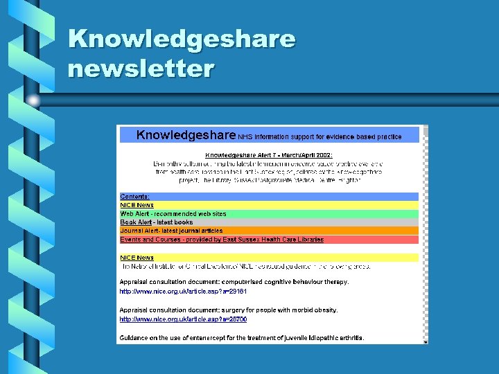Knowledgeshare newsletter 
